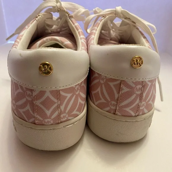 Michael Kors Low Profile Keaton Sneakers. Powder Blush Color. MK Monogram 9.5 - Picture 7 of 8